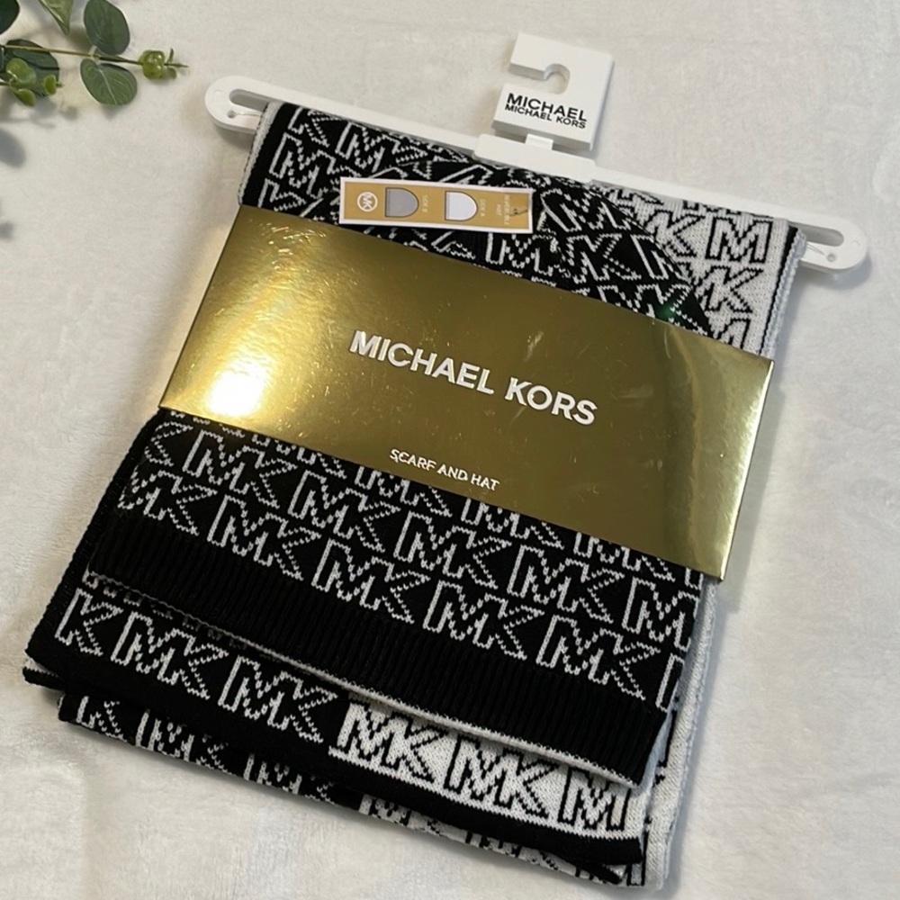 Michael Kors Scarf and Hat Set